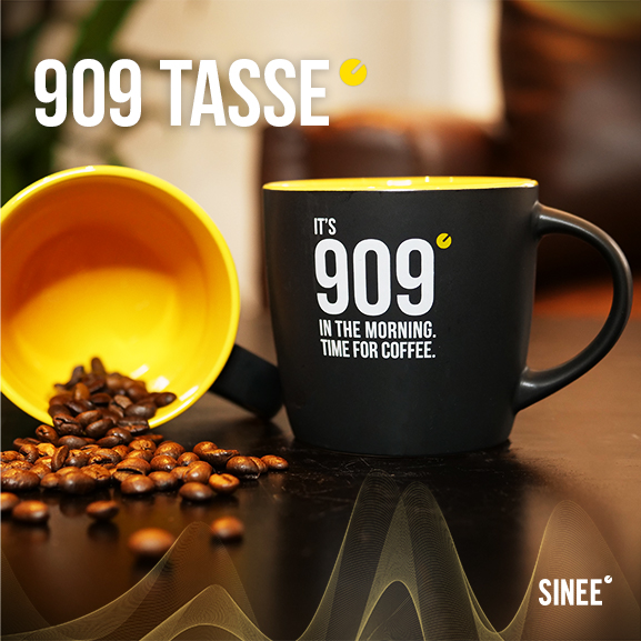 909 Tasse - Time For Coffee - Gelb