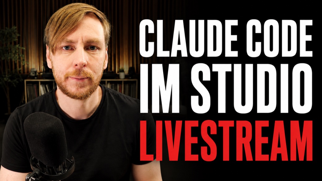 Claude Code im Studio: Livestream am 06.06.2026