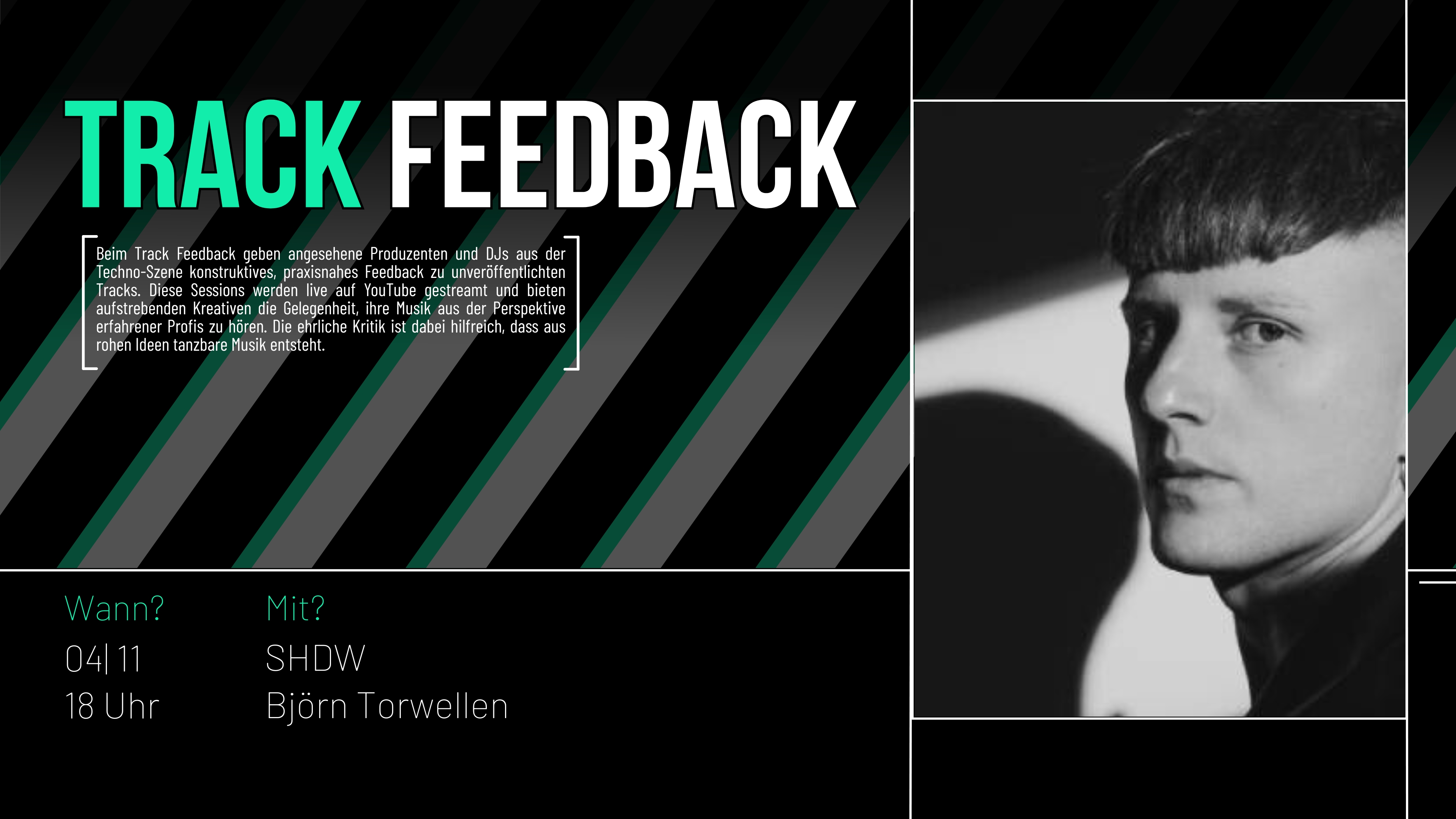 Track Feedback Live – Nächsten Dienstag ab 18 Uhr mit SHDW und Björn Torwellen