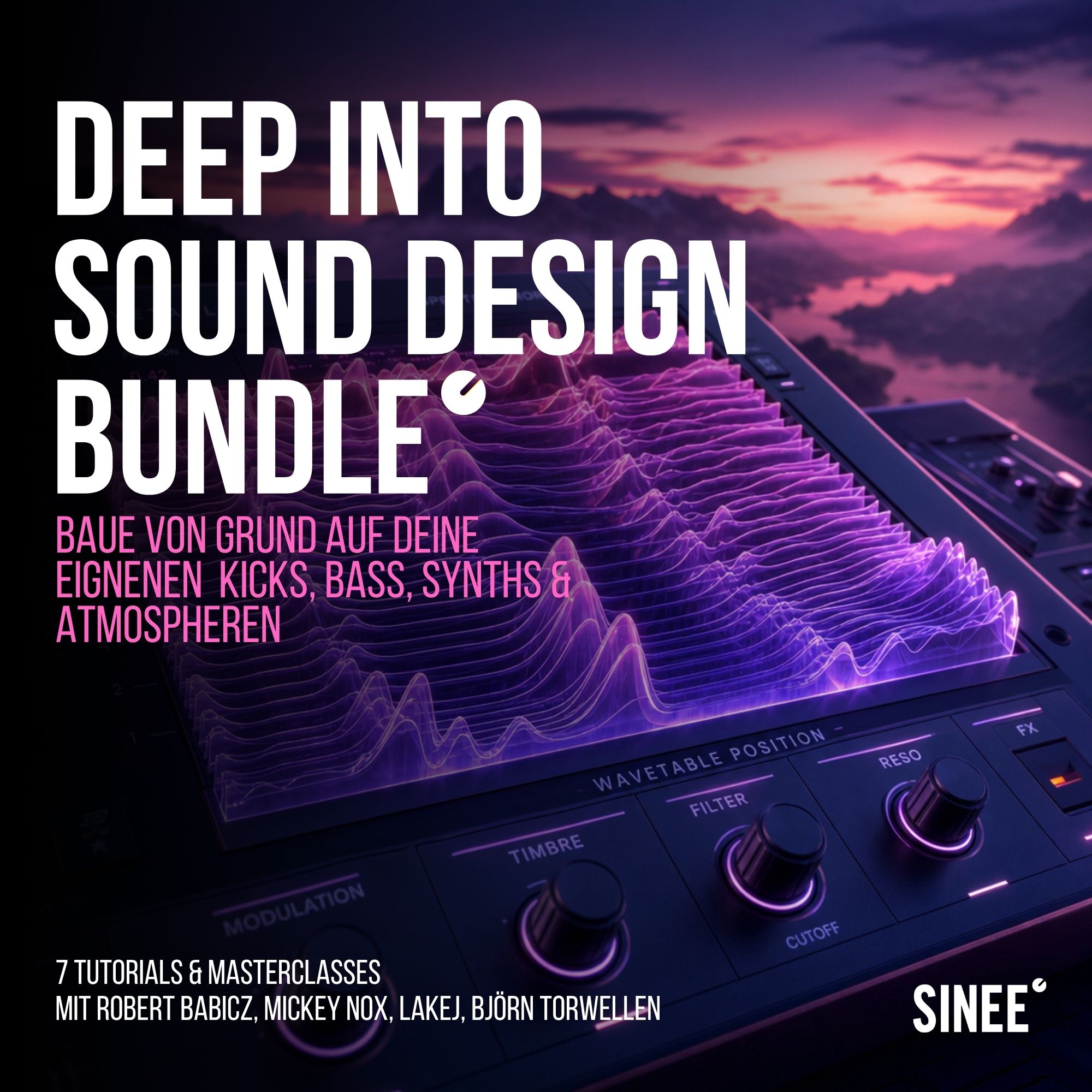Deep Into Sound Design Bundle · Kicks, Bass, Synth & Distortion · Spring Sessions Exclusive