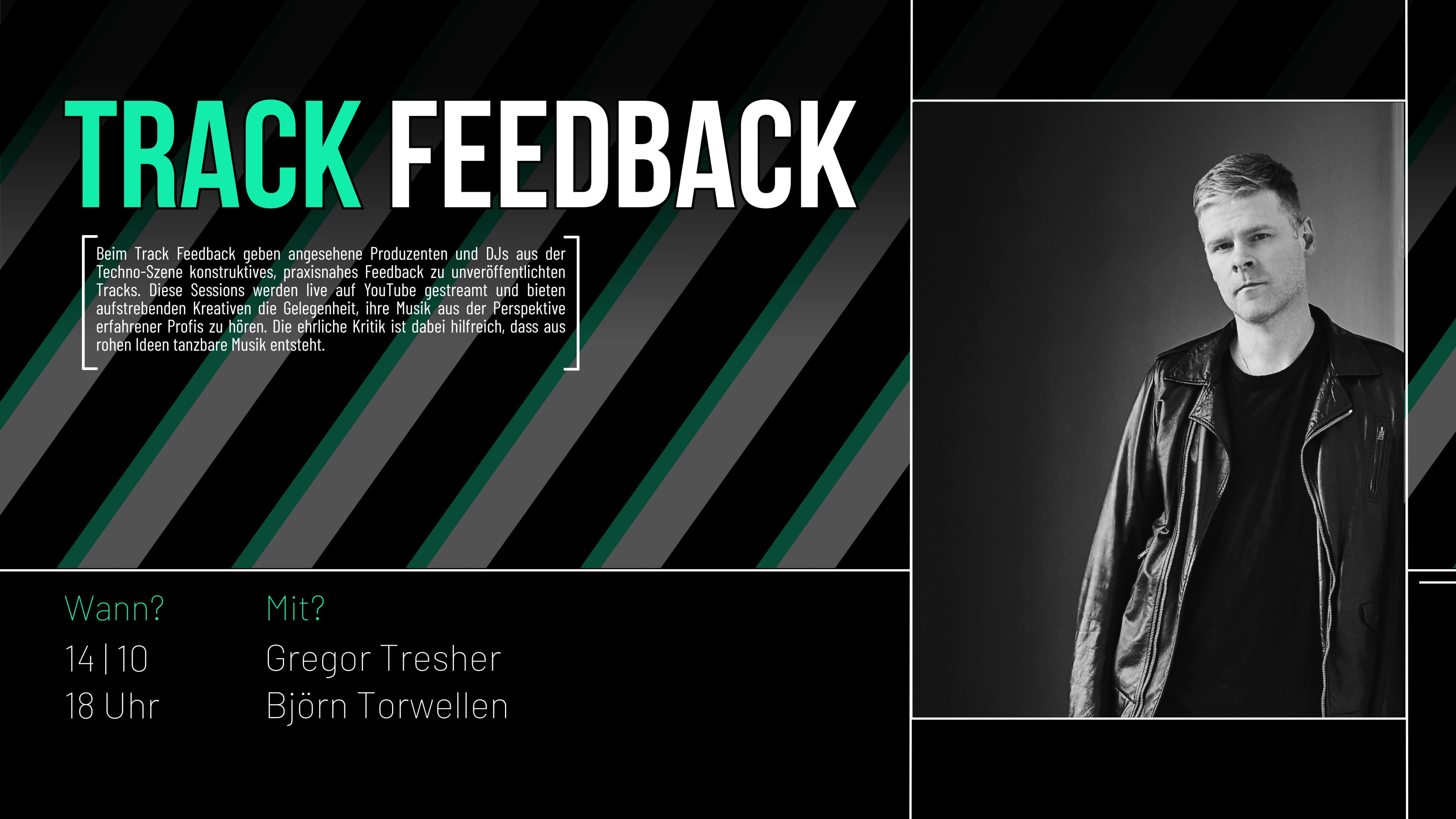 Track Feedback Live – Nächsten Dienstag ab 18 Uhr mit Gregor Tresher und Björn Torwellen