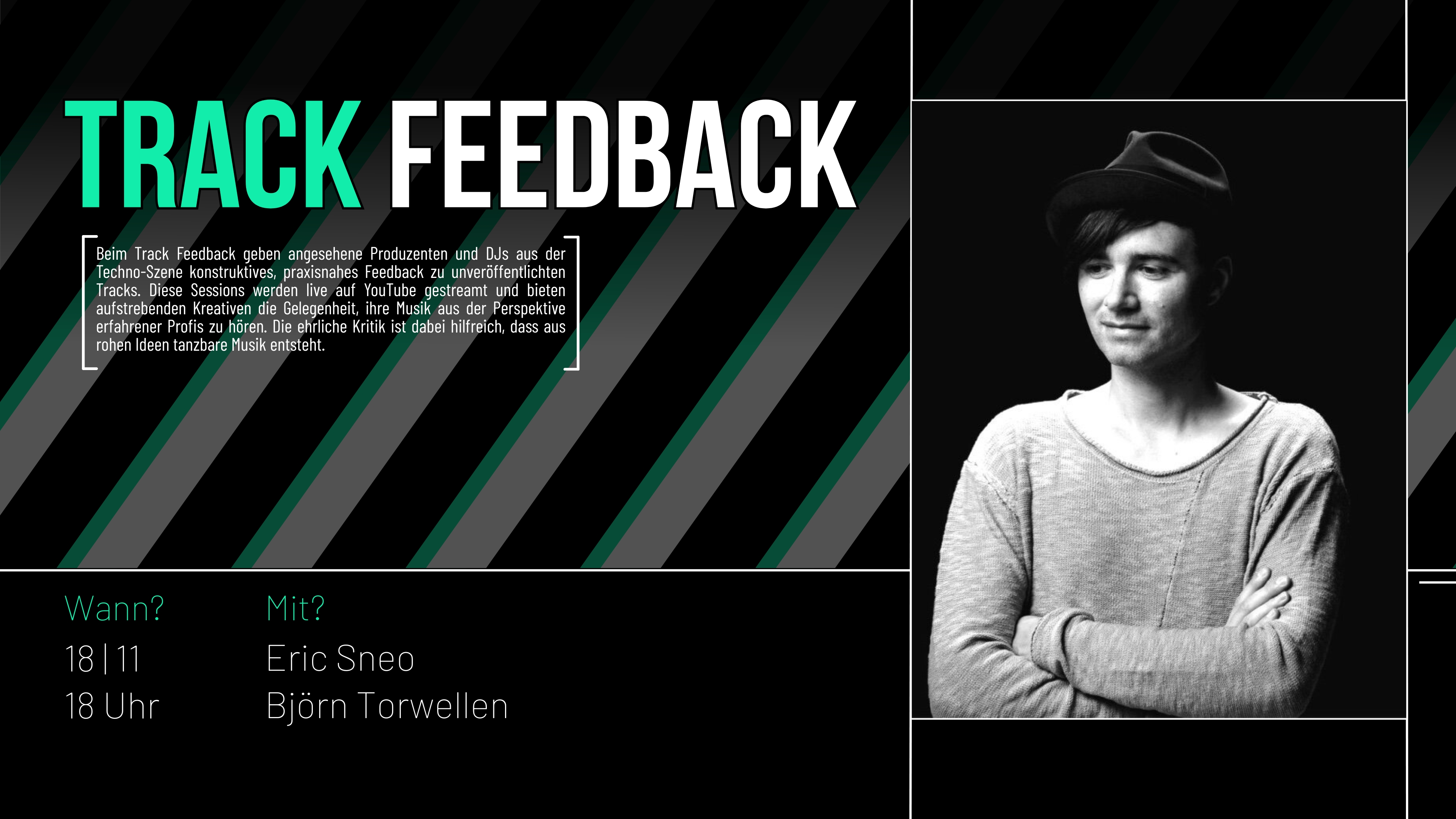 Track Feedback Live – Nächsten Dienstag mit Eric Sneo & Björn Torwellen
