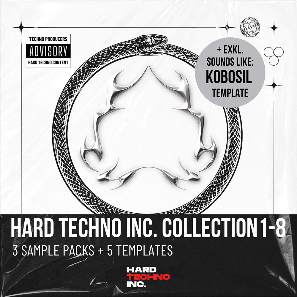 Hard Techno Inc. Collection 1-8 – 5 Templates & 3 Sample Packs | HTI-B01