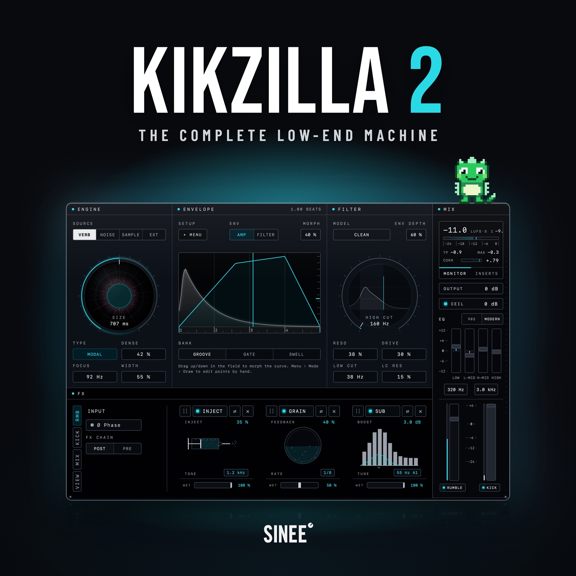Kikzilla 2 · The Complete Low-End Machine Kikzilla 2 · The Complete Low-End Machine
