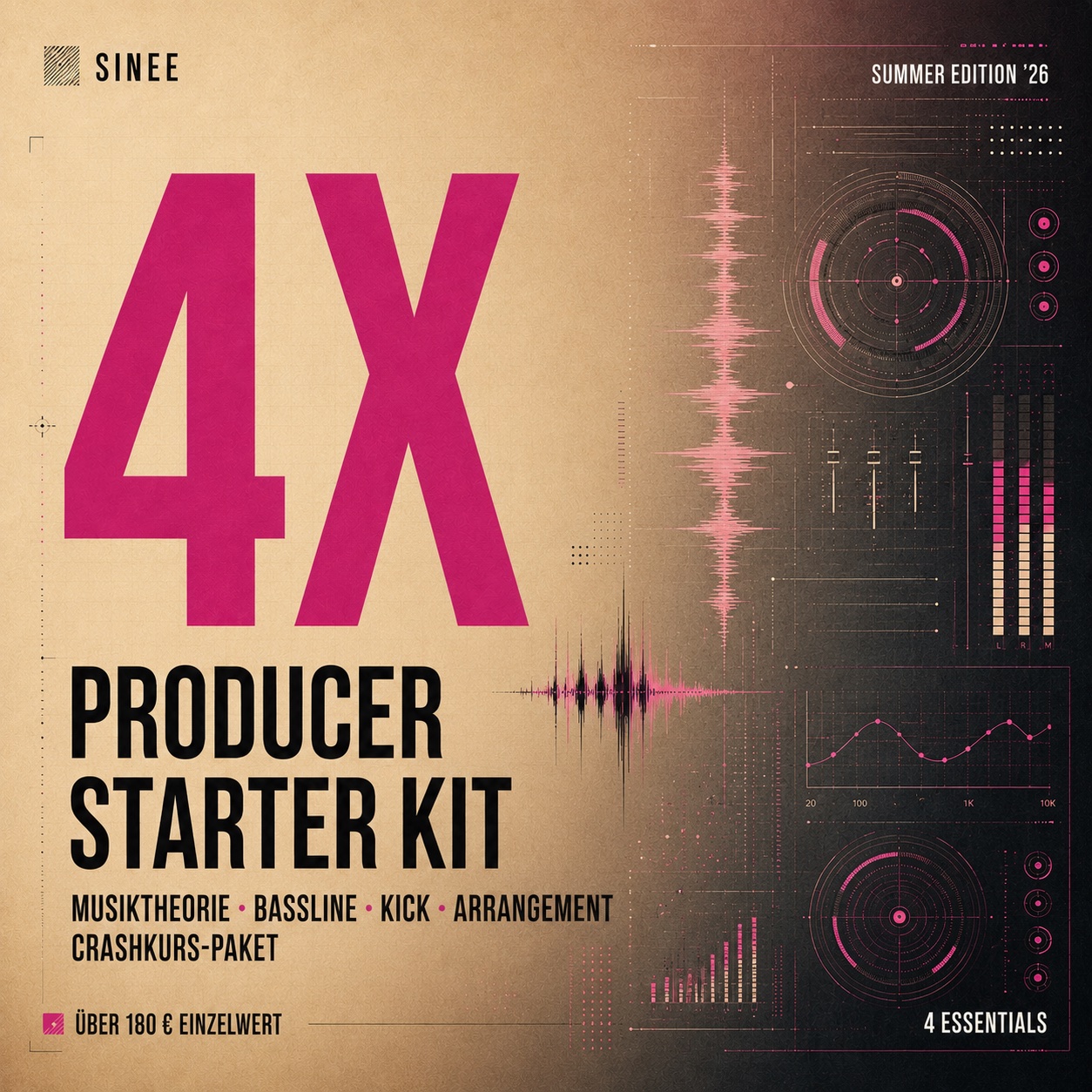 Producer Crashkurs Bundle · Musiktheorie, Bassline, Kick & Arrangement · Spring Sessions Exclusive