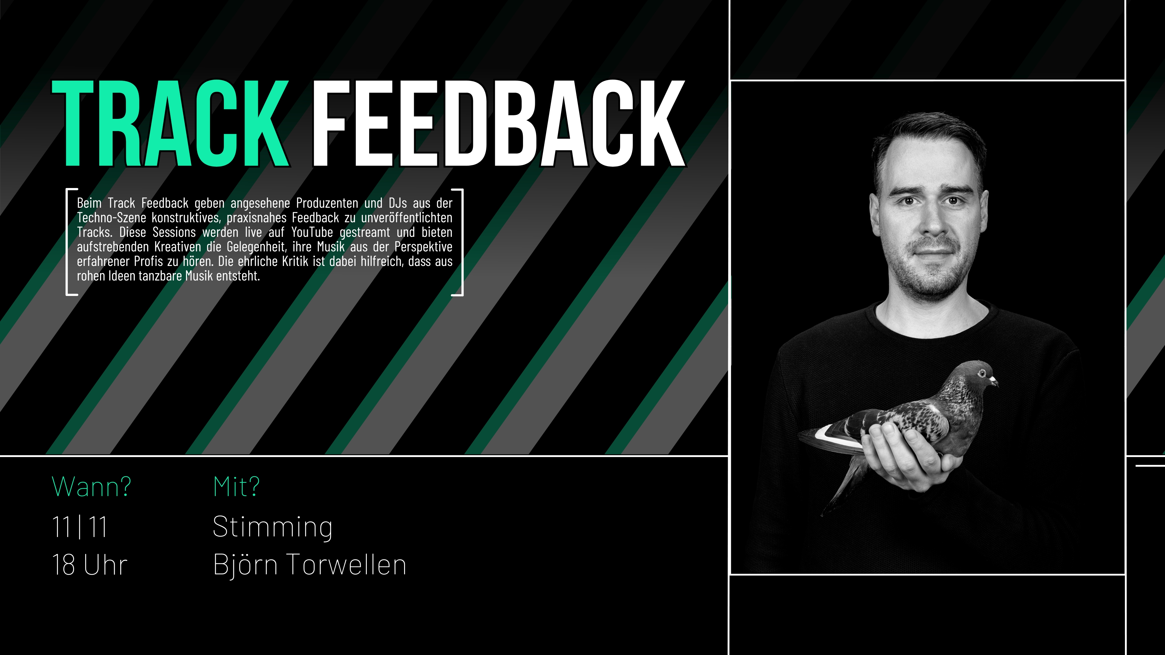 Track Feedback Live – Nächsten Dienstag ab 18 Uhr mit Stimming und Björn Torwellen
