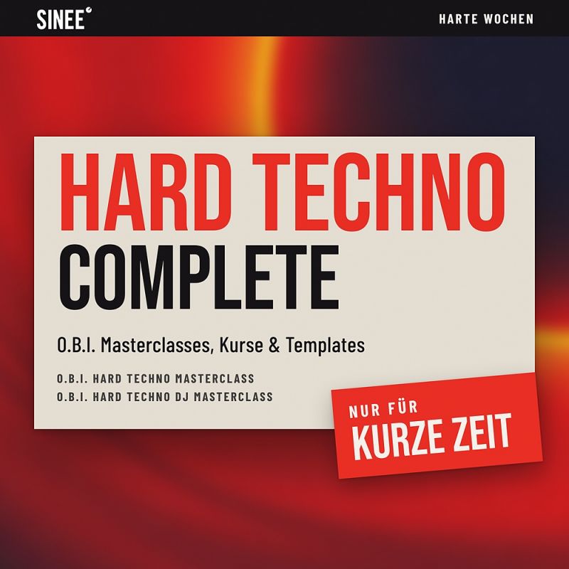 Hard Techno Complete · O.B.I. Masterclasses & Kurse für 69,90 € | SINEE